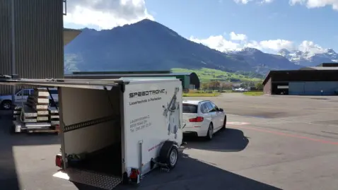 Mobiles Laserschweissen Pilatus Werke